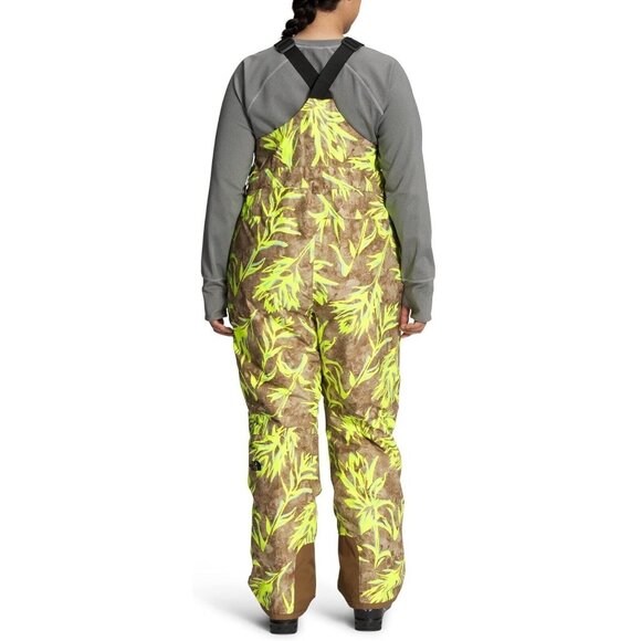 The North Face Womens Freedom Insulated Waterproof Snow Ski Pants Bibs 2XL Short - Picture 3 of 13